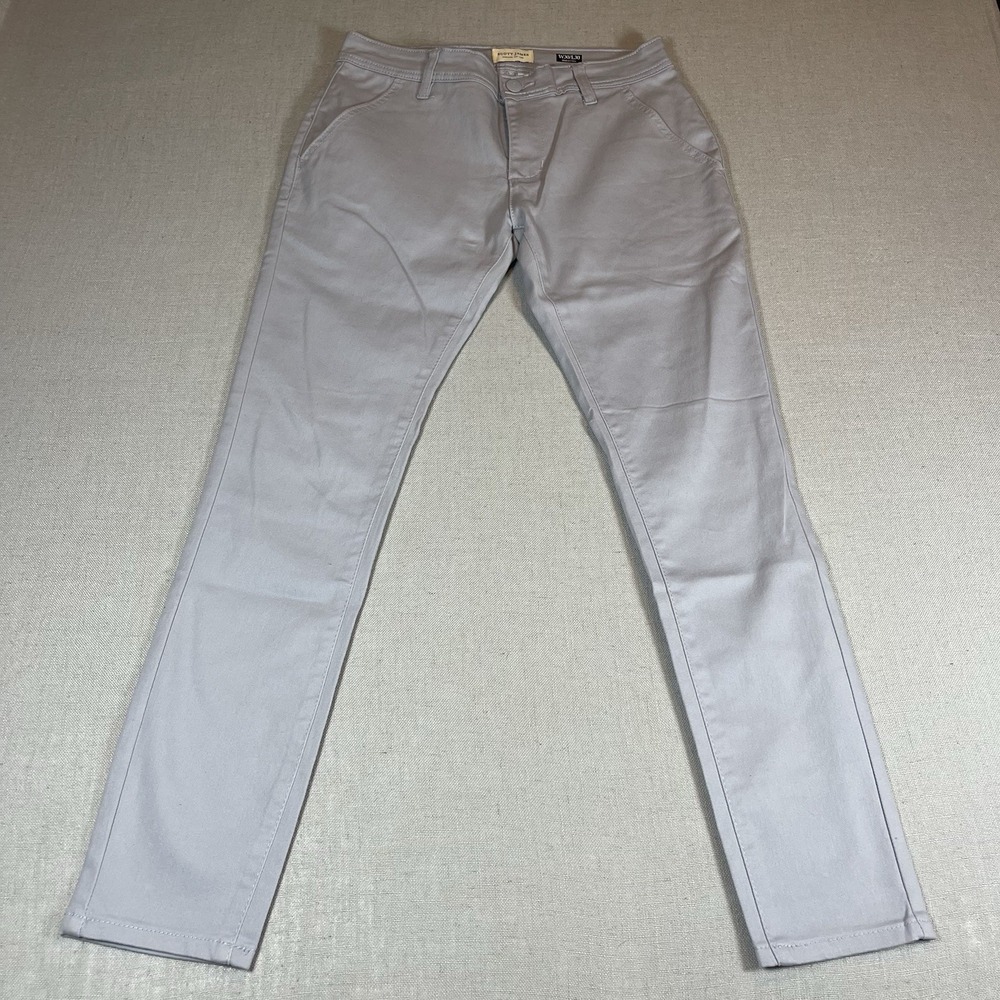 Scott James Men's 30x30 Slim Fit Stretch Pants Light Blue‎ NWOT